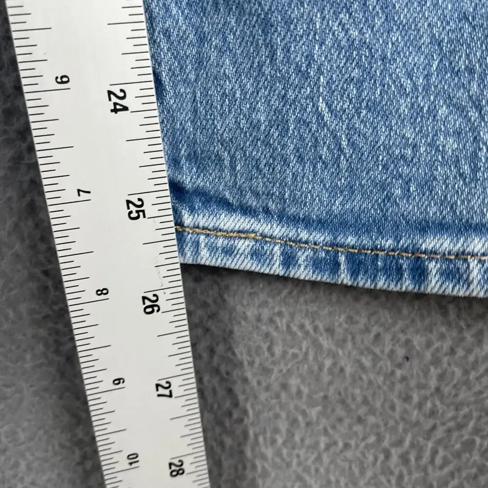 J Crew Classic Vintage Jeans Womens 30 Light Wash High Rise Straight Stretch - Picture 11 of 11